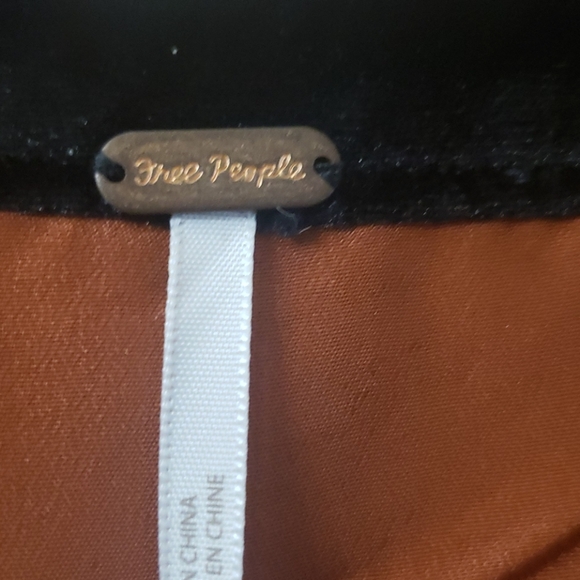 ♻️🆕️ New Free People Tribeca Rose Gold Mini Dress Size 4 - Picture 5 of 15